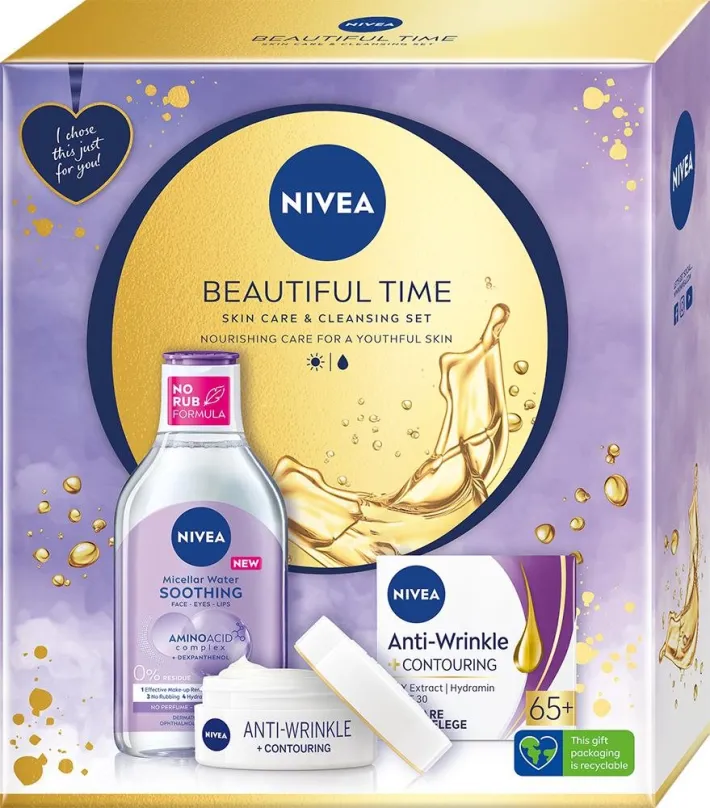 Darčeková kozmetická sada NIVEA Box Face Antiwrinkle 2023 450 ml