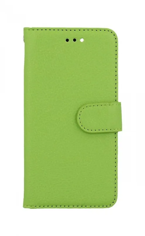 Puzdro na mobil TopQ Puzdro iPhone SE 2022 knižkové zelené s prackou 74992