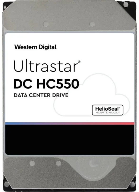 Pevný disk Western Digital 16TB Ultrastar DC HC550 SAS, 3.5", SAS, maximálna rýchlosť