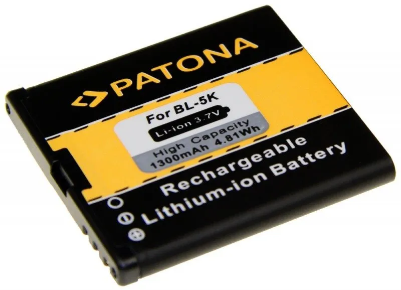Batérie pre mobilný telefón Paton pre Nokia BL-5K 1300mAh 3,7V Li-Ion