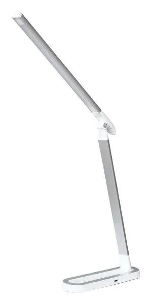Rabalux 3349 LED stolné svietidlo Misha 1x7W | 360-400lm | 4000K - stmievateľné, biela, strieborná