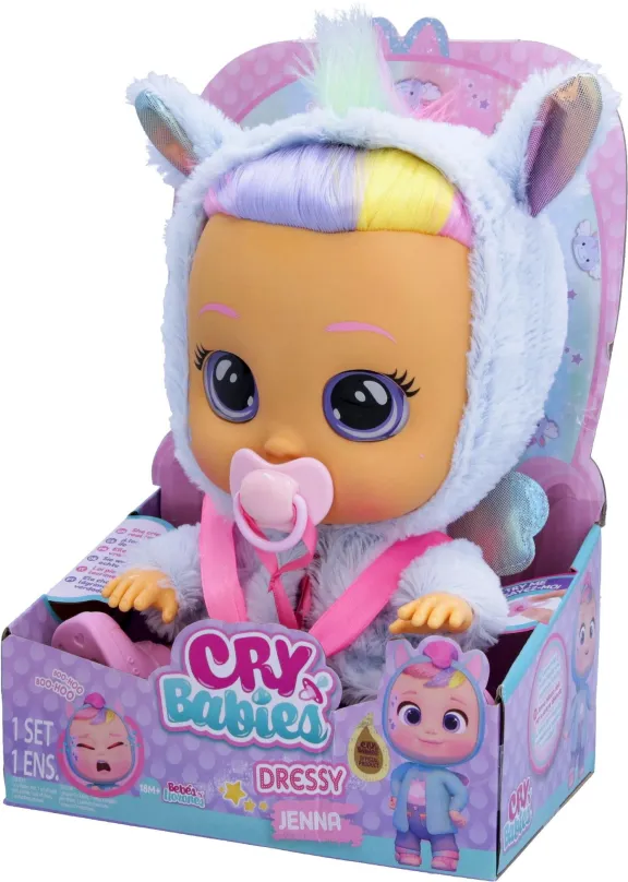 Bábika Cry Babies Dressy Fantasy Jenna
