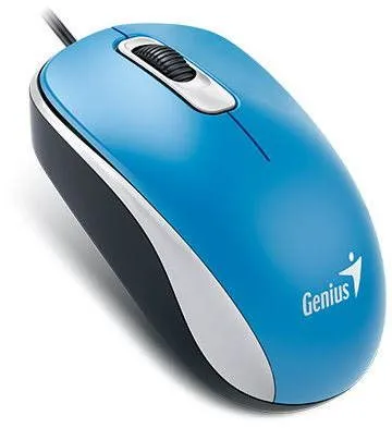Myš Genius DX-110 Ocean blue, drôtová, optická, symetrická, pripojenie cez USB, citlivosť