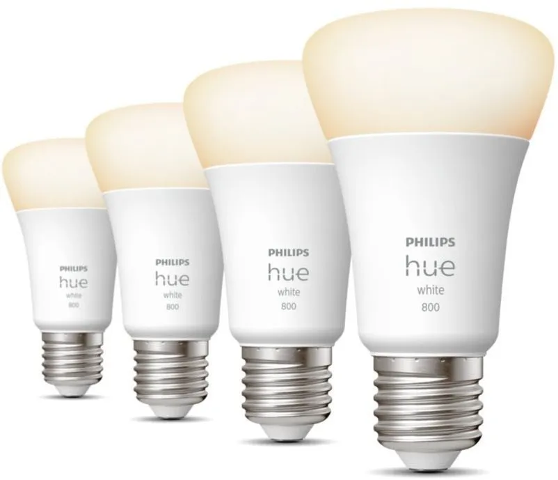 LED žiarovka Philips Hue White 9W 800 E27 4ks