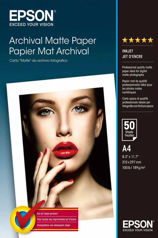 Fotopapier Epson Premium Semigloss Photo Paper - DIN A3 - 251g/m2 - 20 listov