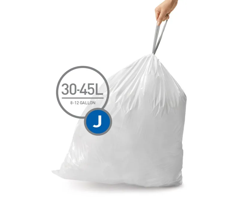 Sáčky do odpadkového koša 30-45 L, Simplehuman typ J, zaťahovacie, 20 ks v balení