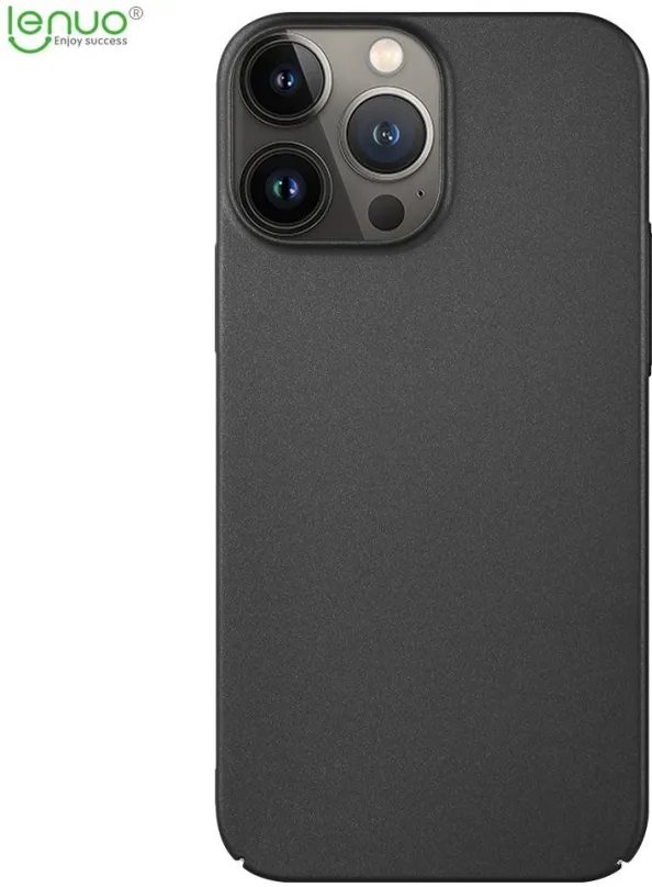 Kryt na mobil Lenuo Leshield obal pre iPhone 13 Pro Max, čierna