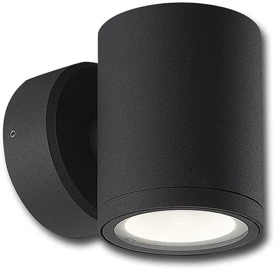 LED svetlo McLED LED svietidlo Verona R, 7W, 3000K, IP65, čierna farba