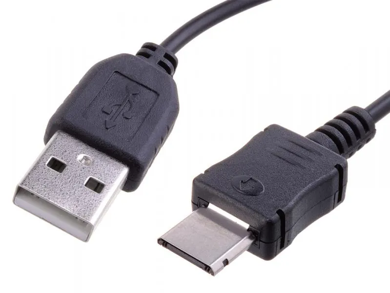 Nabíjací USB kábel pre telefóny Samsung s konektorom D800 (120cm)