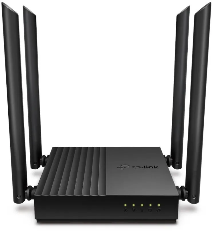 WiFi router TP-Link Archer C64, s WiFi 5, 802.11 s/b/g/n/ac, až 867 Mb/s, dual-band (2.4 G
