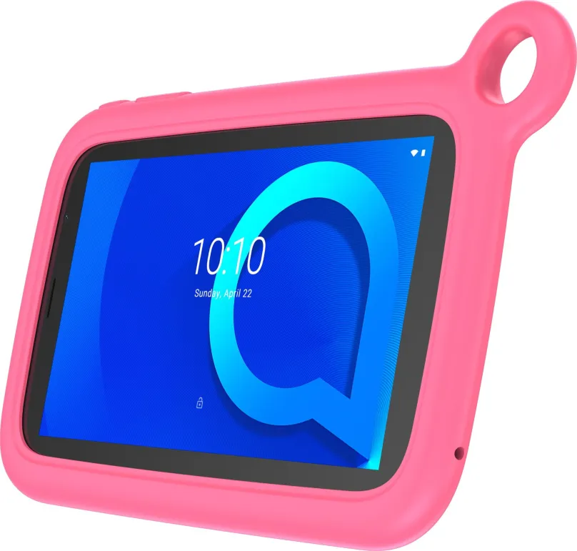 Tablet Alcatel 1T 7 2021 KIDS 1/16 Pink bumper case, displej 7" HD 1024 × 600 TFT, Me