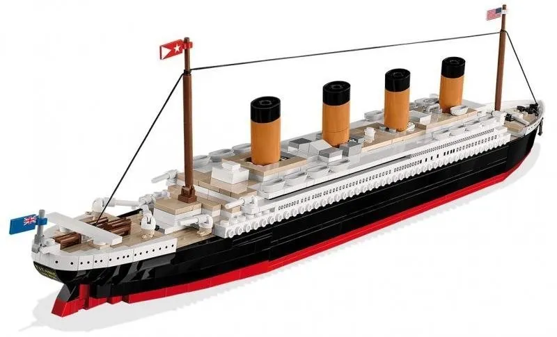 Stavebnica Cobi Titanic, 722 dielikov v balení, téma lode, vhodná od 3 rokov