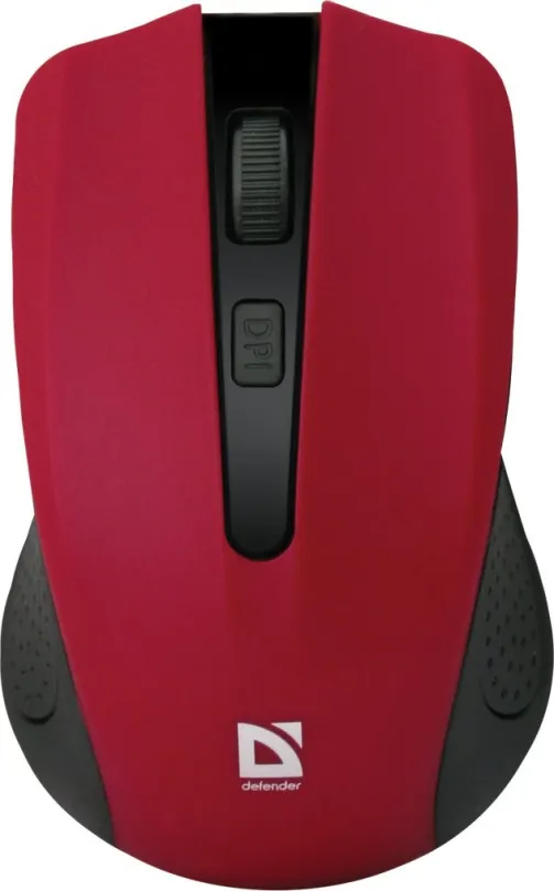 Myš Defender Accura MM-935 (red), bezdrôtová, optická, 1600DPI, 3 tlačidlá, USB a bezdrôto