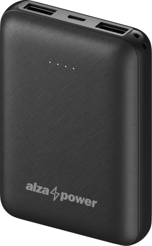 Powerbanka AlzaPower Onyx 10000mAh USB-C, 2x USB-A (max 2A), 1x vstup USB-C, 6 násobok