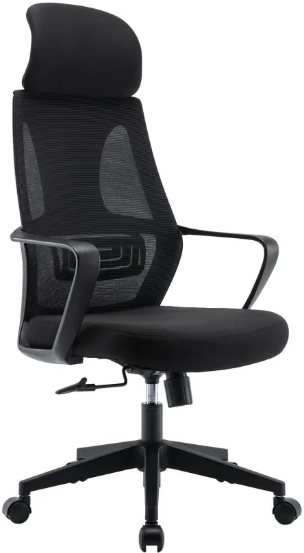 Kancelárska stolička HAWAJ C9011A čierno-čierna