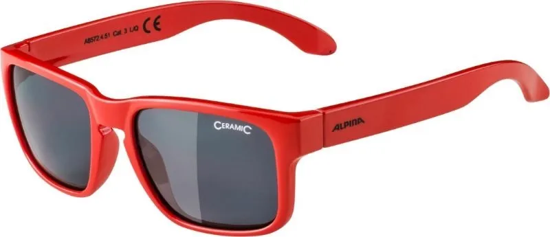 Cyklistické okuliare Alpina Mitzo červené