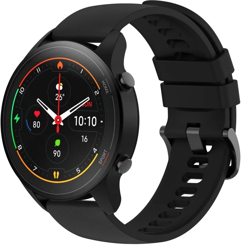 Chytré hodinky Xiaomi Mi Watch (Black), pre mužov aj ženy, s ovládaním v slovenčine, AMOLE