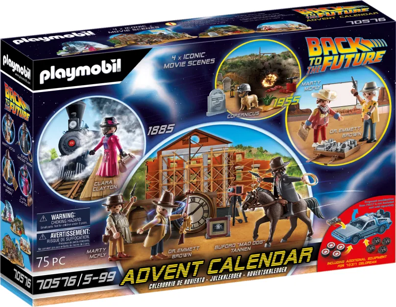 PLAYMOBIL® 70576 Adventný kalendár - Back To The Future III