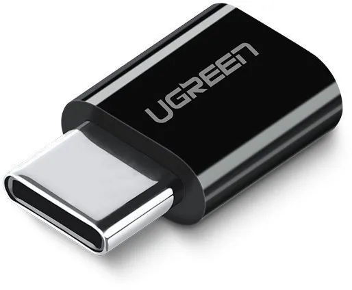 Redukcia Ugreen USB-C (M) na micro USB (F) OTG Adapter Black