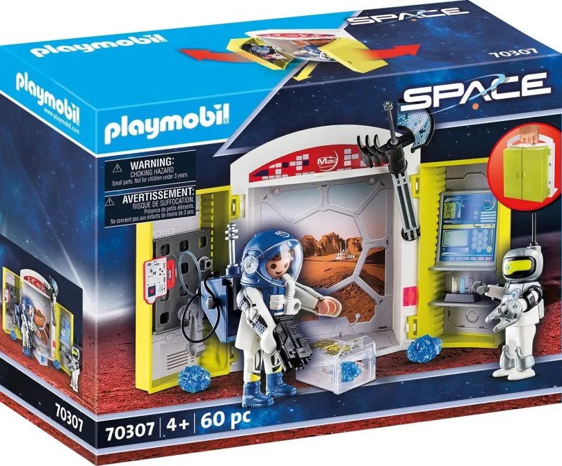 PLAYMOBIL® Space 70307 Hrací box - Misia na Marse