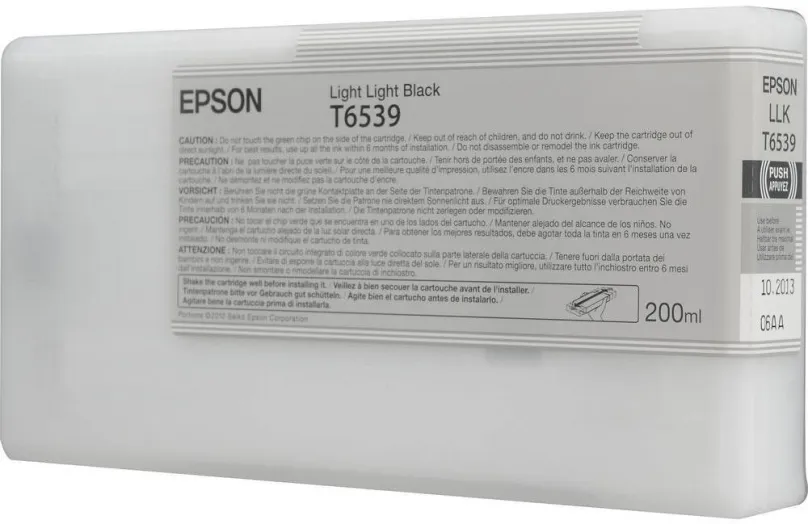 Cartridge Epson T6539 sivá