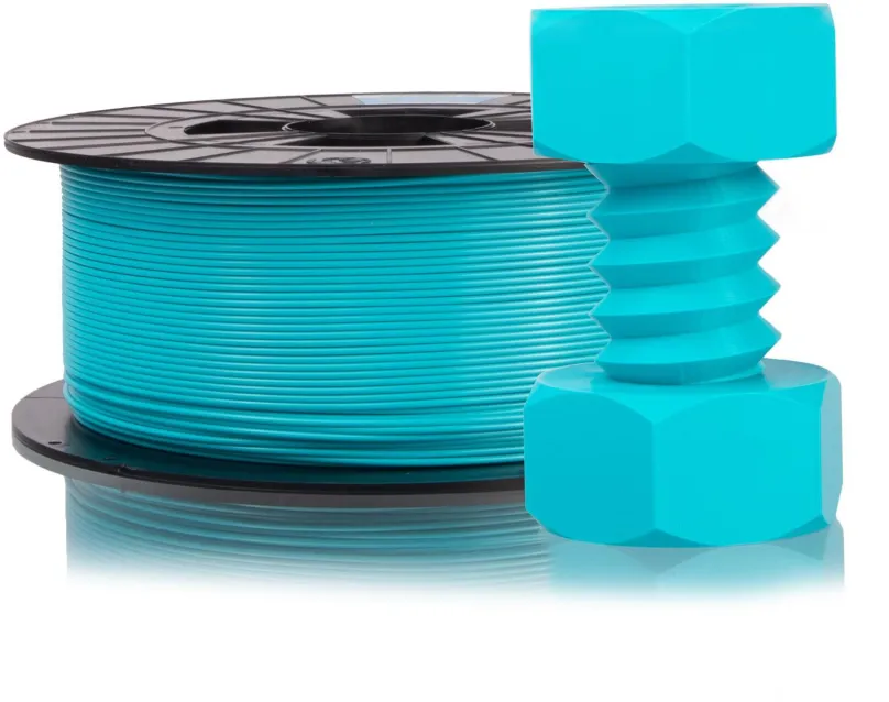Filament Filament PM 1.75 PETG tyrkysová modrá 1 kg, materiál PETG, priemer 1,75 mm s tole