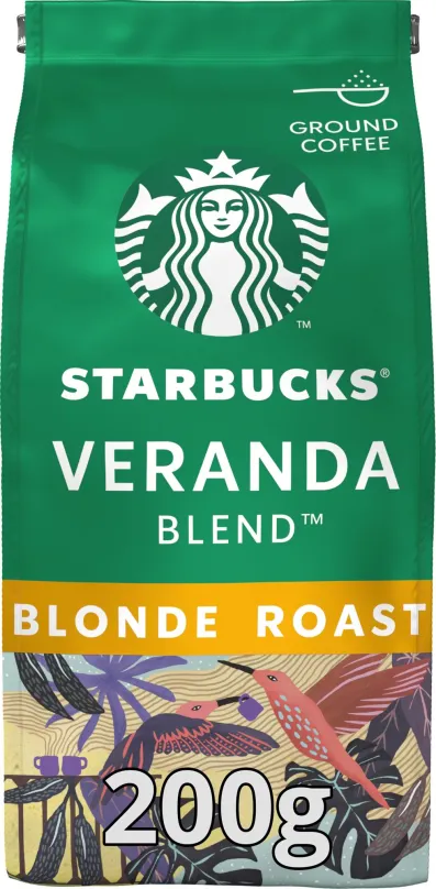 Káva Starbucks Veranda Blend, mletá káva, 200g, mletá, 100% arabica, pôvod Južný Amerik