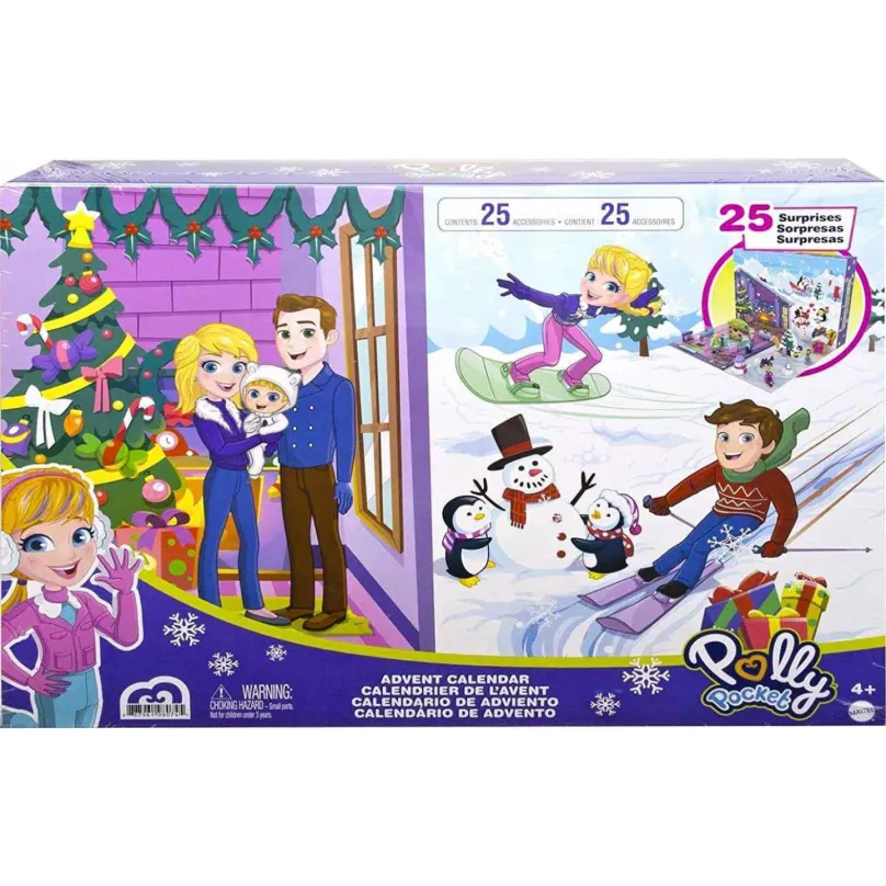 Mattel Adventný kalendár Polly Pocket, GYW07