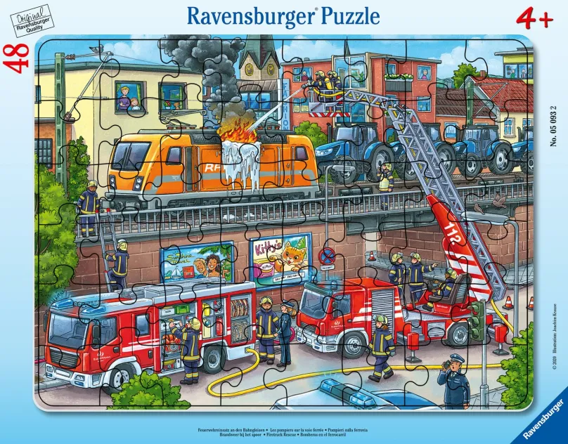 Puzzle Ravensburger 050932 Požiarny zbor 48 dielikov