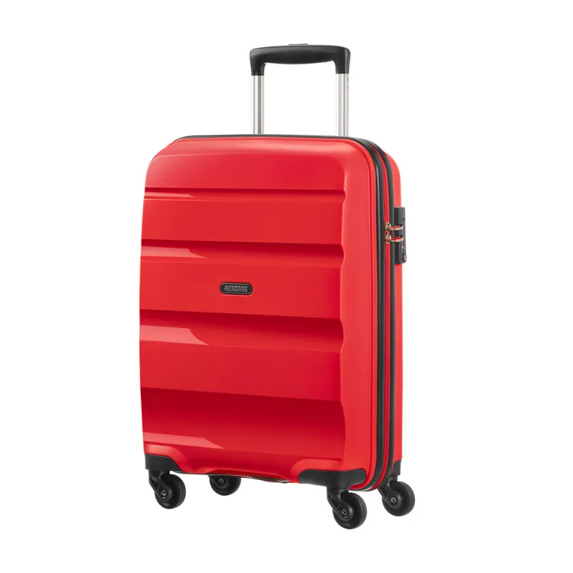 Cestovný kufor s TSA zámkom American Tourister Bon Air Spinner Strict Magma Red vel. S