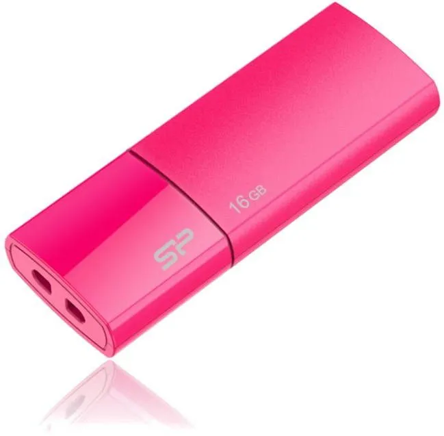 Flash disk Silicon Power Ultima U05 Pink, USB 2.0, USB-A, kapacita 16 GB, 256-bitové h