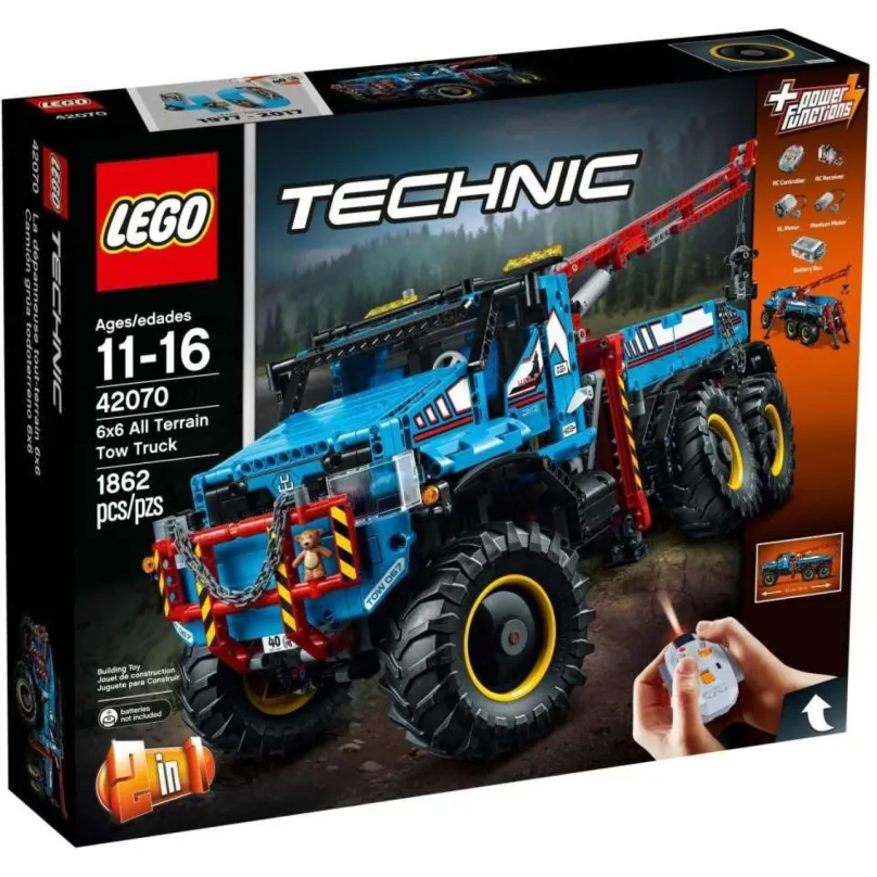 Stavebnice LEGO Technic 42070 Terénne odťahový voz 6x6