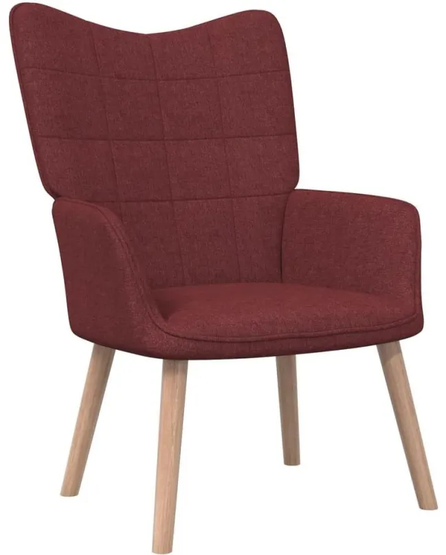 Kreslo Relaxačná stolička vínová textil, 327927