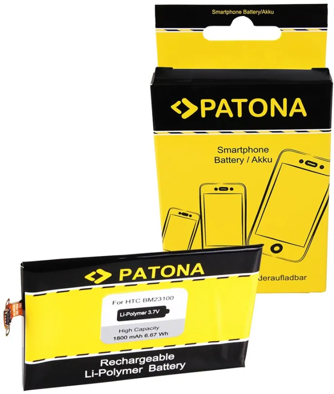 Batérie pre mobilný telefón Paton pre HTC Accord 1800mAh 3,7V Li-lon