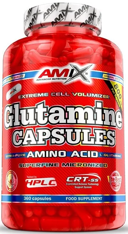 Aminokyseliny Amix Nutrition L-Glutamín, 360 kapslí
