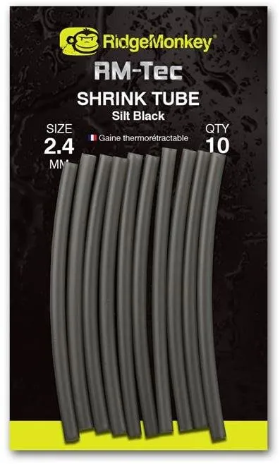 RidgeMonkey Zmršťovacia hadička Connexion Shrink Tube 2,4 mm Silt Black 10ks