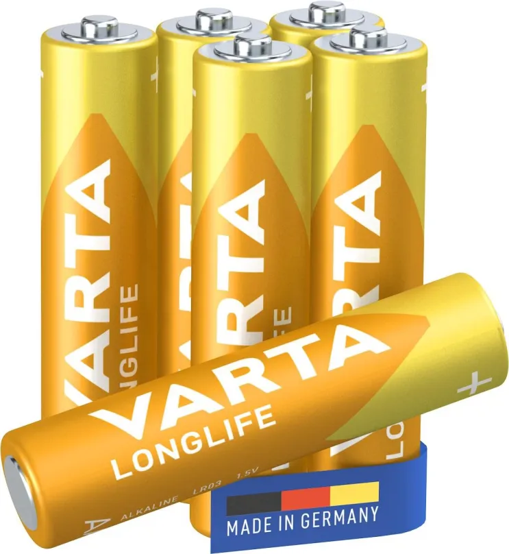 Jednorazová batéria VARTA alkalická batéria Longlife AAA 4+2ks
