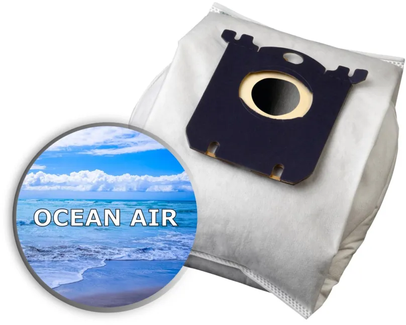 Vrecká do vysávača KOMA SB02S AROMATIC BAGS OCEAN AIR - Electrolux Multi Bag, 4ks