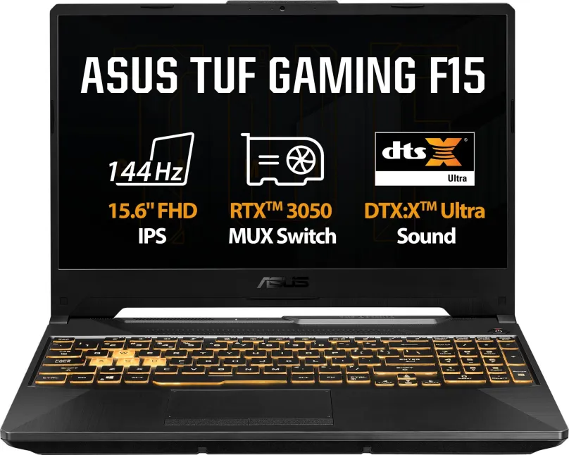 Herný notebook ASUS TUF Gaming F15 FX506HC-HN004W Graphite Black