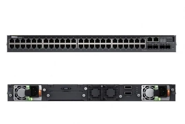 Switch Dell EMC N3048EP-ON Switch, POE +, 48x 1GbT, 2x SFP + 10GbE, 2 x GbE SFP combo ports, L3, Stacking, IO
