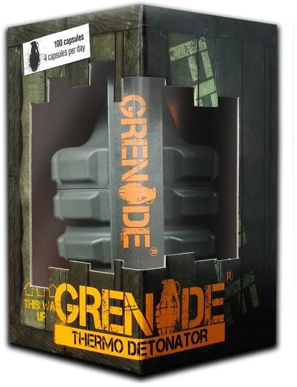 Spaľovač tukov Grenade Thermo Detonator, 100 kapsúl