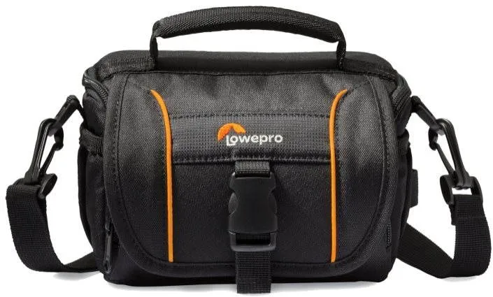 Fotobrašňa Lowepro Adventúra SH 110 II Black, pre digitálne kompakty, malé vrecká na batér