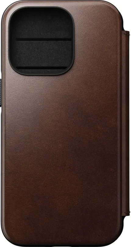 Puzdro na mobilný telefón Nomad Leather MagSafe Folio Brown iPhone 14 Pro