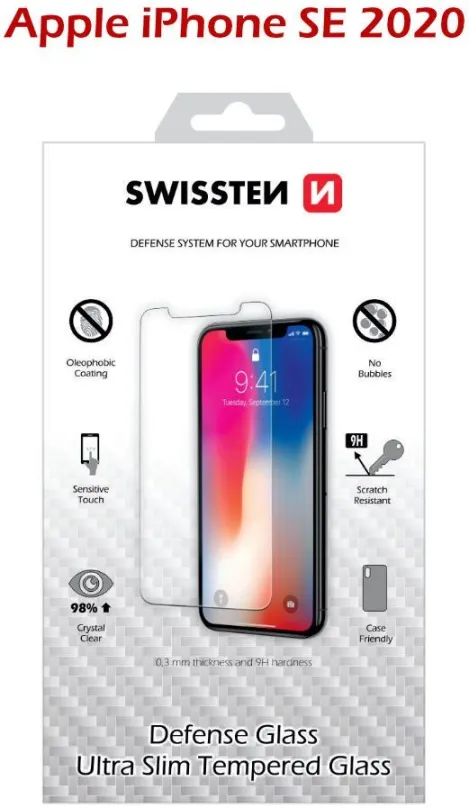 Ochranné sklo Swissten pre iPhone SE 2020