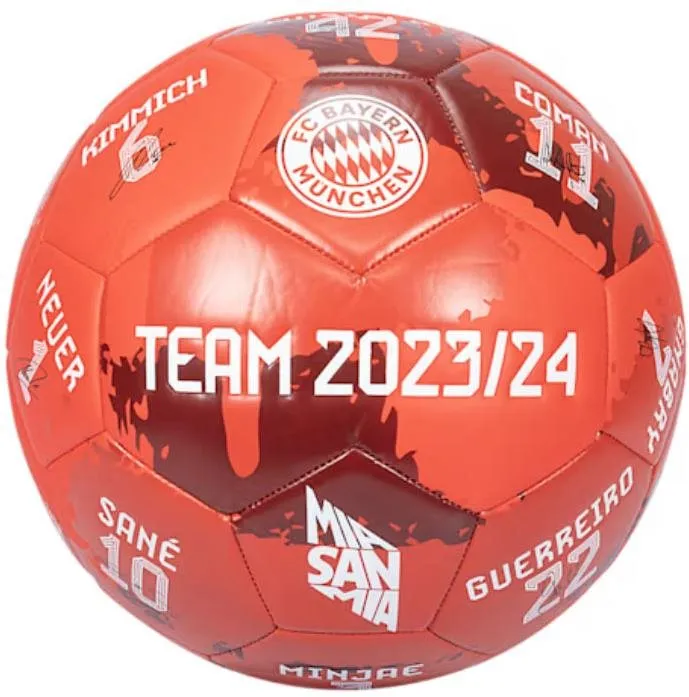 Futbalová lopta Fan-shop Mini Bayern Mníchov Signature 2023/24
