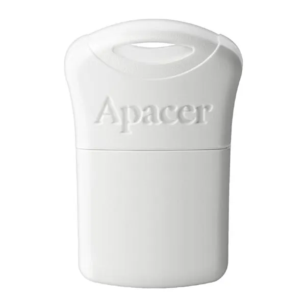 Apacer USB flash disk, USB 2.0, 64GB, AH116, biely, AP64GAH116W-1, USB A, s krytkou