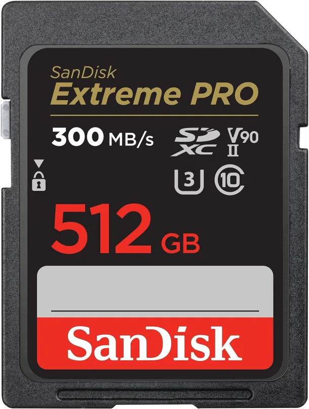 Pamäťová karta SanDisk SDXC 512GB Extreme PRE UHS-II