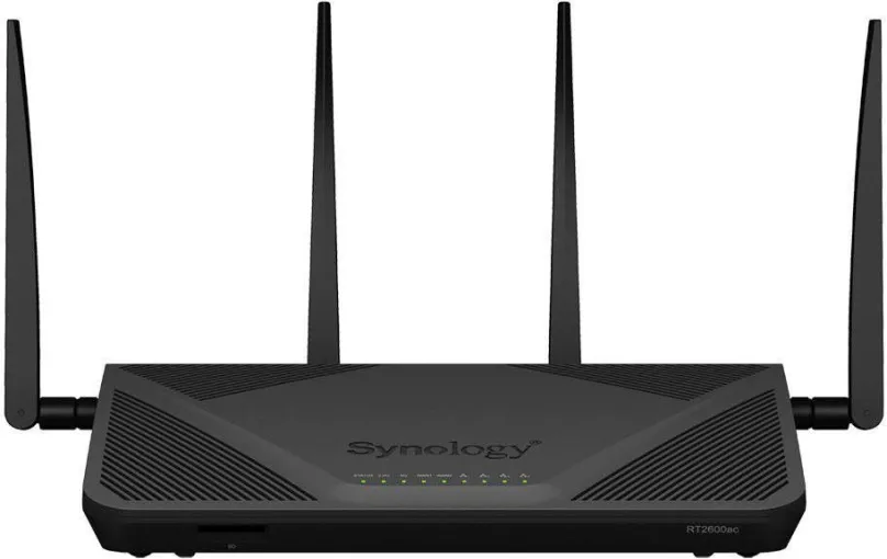 WiFi router Synology RT2600ac, štandard 802.11s/b/g/n/ac, maximálna rýchlosť Wi-Fi 2530 Mb