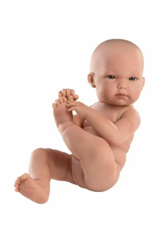 Bábika Llorens 63502 New Born Dievčatko - realistická bábika bábätko s celovinylovým telom - 35 cm