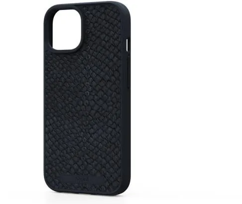 Kryt pre mobilné telefóny Njord Salmon Leather Magsafe Case for iPhone 15 Black
